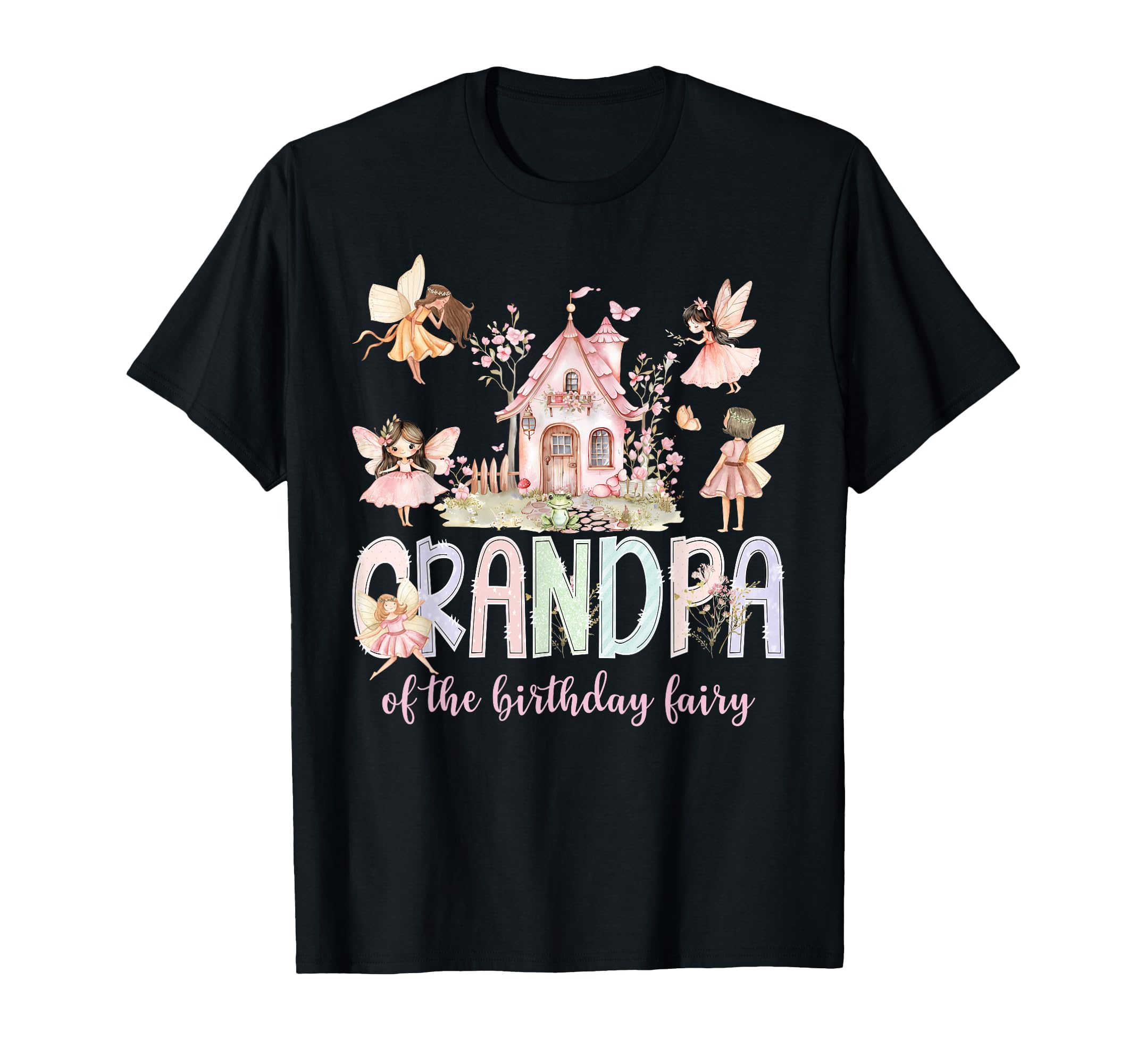 Grandpa Birthday Fairy Magical Family T-Shirt - Trendy Graphic for Adults - T-Shirt, Sweatshirt, Hoodie