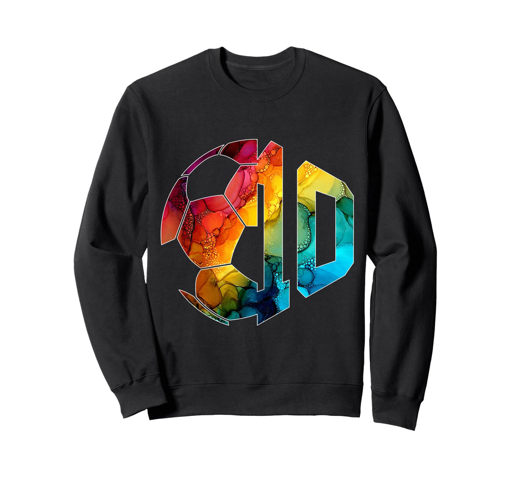 Number 10 Years Soccer 10Th Birthday Sweatshirt - Minimalist Print Unisex - T-Shirt, Sweatshirt, Hoodie