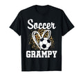 Soccer Grampy Leopard Heart T-Shirt - Casual Everyday Wear for Adults - T-Shirt, Sweatshirt, Hoodie