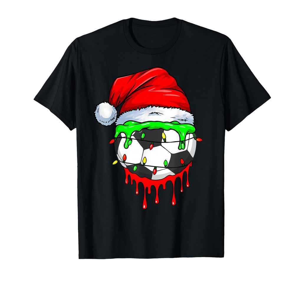 Soccer Drip Ice Cream Drip T-Shirt - Trendy Graphic for Adults - T-Shirt, Sweatshirt, Hoodie