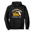 Leesburg Florida Motorcycle Biker Hoodie - Novelty Apparel Unisex - T-Shirt, Sweatshirt, Hoodie