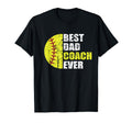 Best Softball Dad Coach Ever T-Shirt - Casual Everyday Wear for Adults - T-Shirt, Sweatshirt, Hoodie