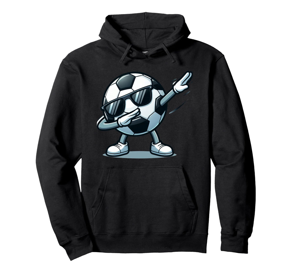 Dabbing Soccer Ball Funny Sports Player Hoodie - Fun Novelty Design Unisex - T-Shirt, Sweatshirt, Hoodie