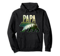 Papa Bear Forest Lake Mountain Scene Hoodie - Minimalist Print for Adults - T-Shirt, Sweatshirt, Hoodie