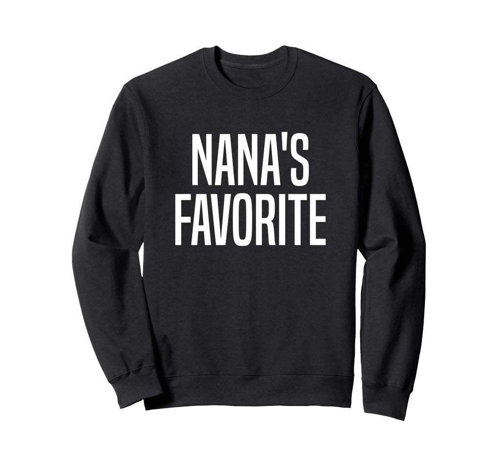 Nanas Favorite Grandchild Sweatshirt - Custom Art Print Unisex - T-Shirt, Sweatshirt, Hoodie