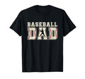 Baseball Dad Lettering Baseball T-Shirt - Minimalist Print for Adults - T-Shirt, Sweatshirt, Hoodie
