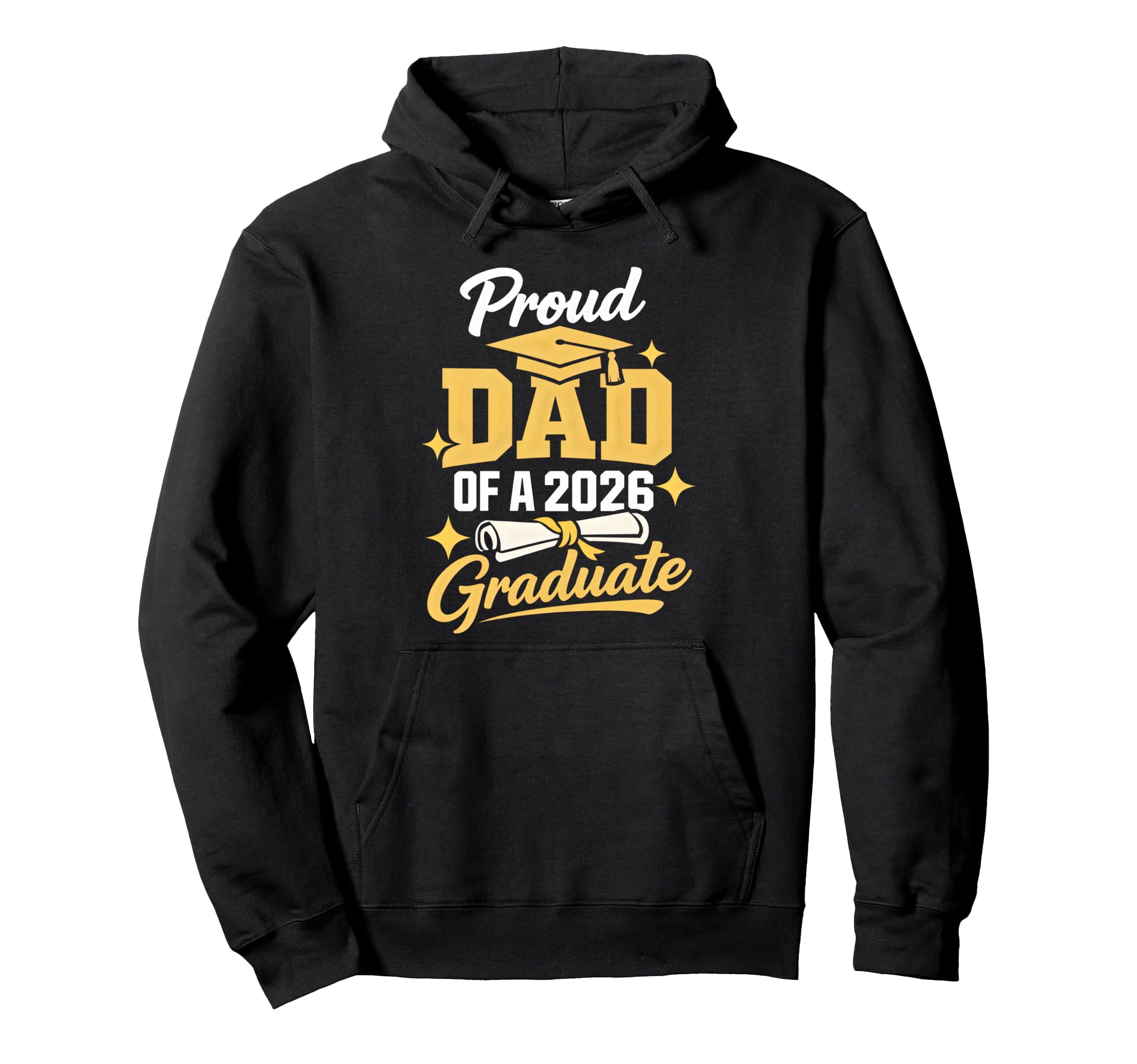 Senior Graduation School Proud Dad 2026 Hoodie - Graphic Print Unisex - T-Shirt, Sweatshirt, Hoodie