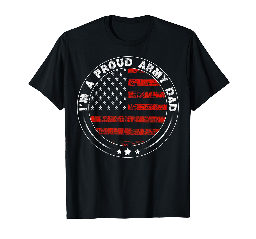 Mens Im Proud Army National Guard Dad T-Shirt - Graphic Print for Adults - T-Shirt, Sweatshirt, Hoodie