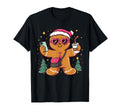 Gingerbread Cookie Santa Claus Hat T-Shirt - Streetwear Style Unisex - T-Shirt, Sweatshirt, Hoodie