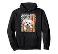 Maltese Dog Dad Usa Flag Est 2024 Puppy Dog Hoodie - Unique Graphic Unisex - T-Shirt, Sweatshirt, Hoodie