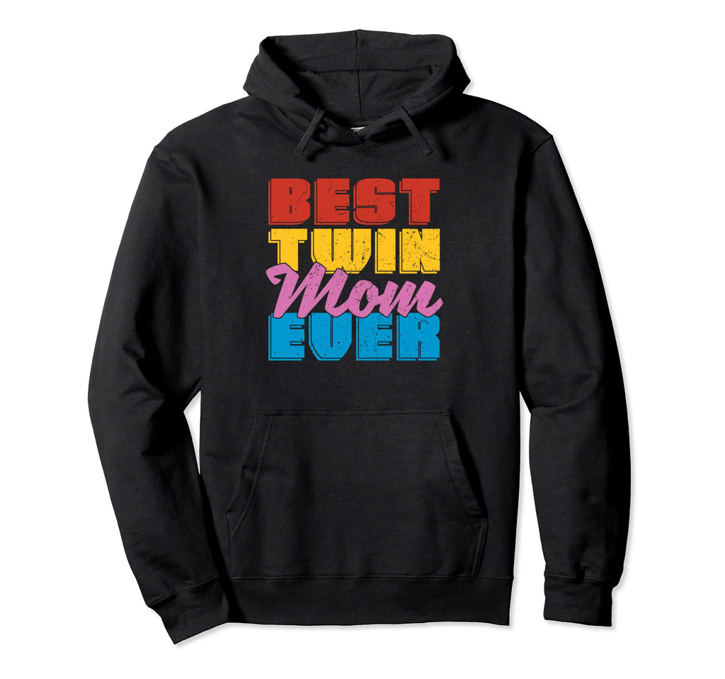 Best Twin Mom Family Twins Mommy Twin Hoodie - Aesthetic Graphic Men Women - T-Shirt, Sweatshirt, Hoodie