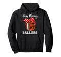 Busy Raising Ballers Funny Football Hoodie - Streetwear Style Men Women - T-Shirt, Sweatshirt, Hoodie