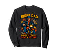Biker Dad Motorcyle Funny Coffee Sweatshirt - Unique Graphic for Adults - T-Shirt, Sweatshirt, Hoodie
