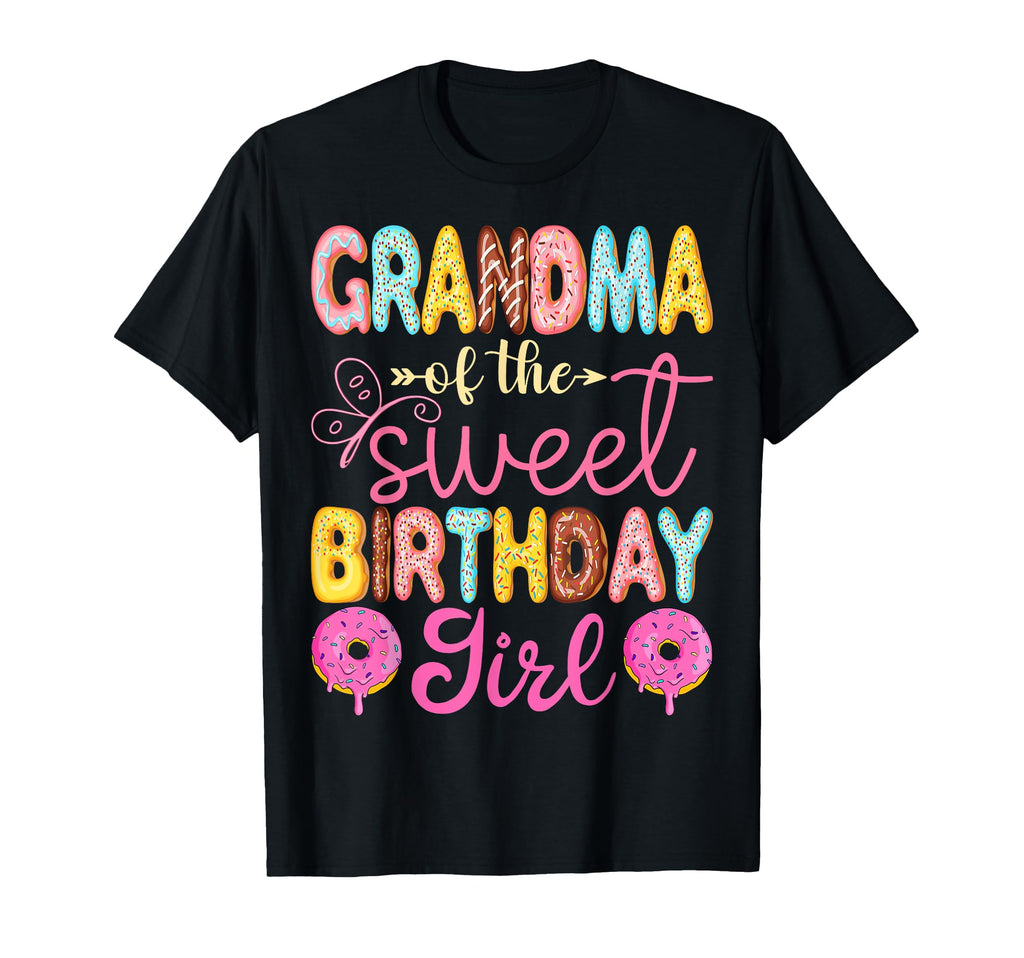 Grandma Sweet Birthday Donut Lover T-Shirt - Aesthetic Graphic for Adults - T-Shirt, Sweatshirt, Hoodie