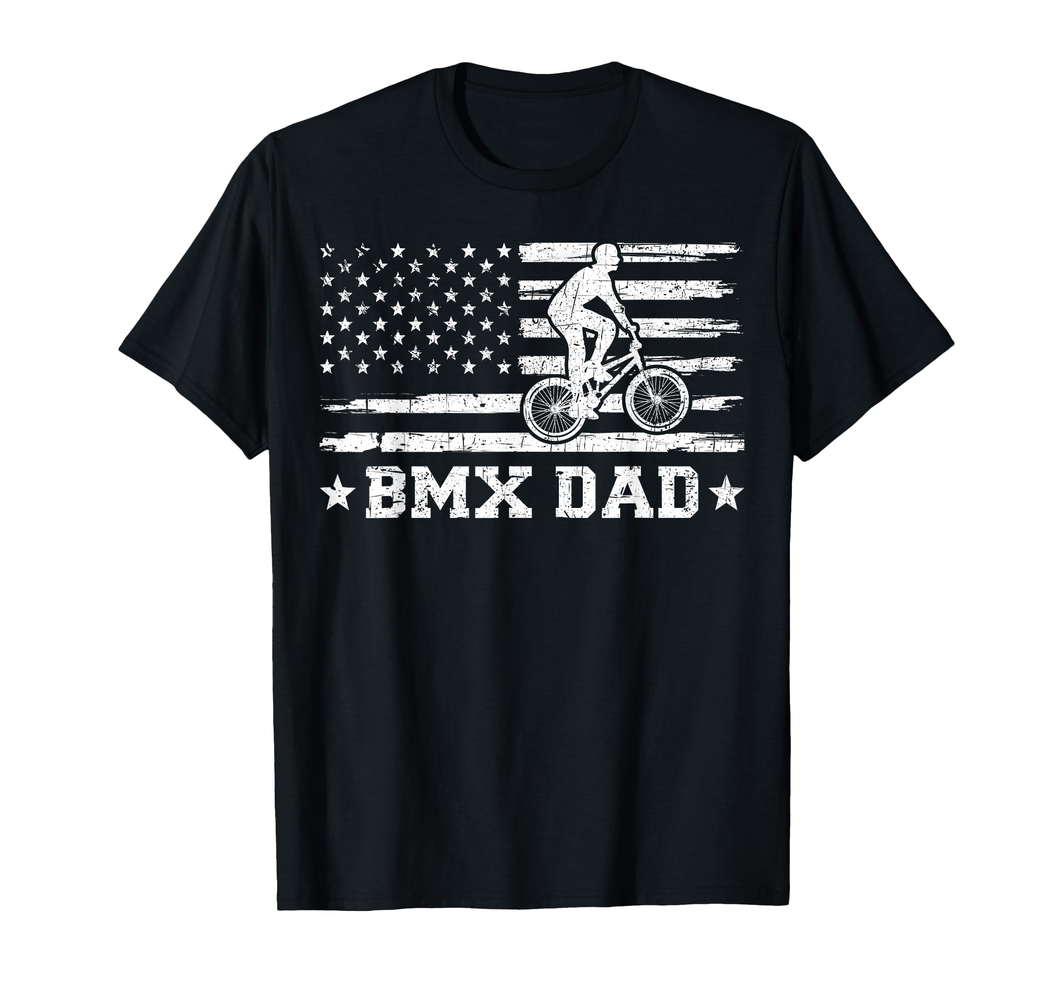 Bmx Bike Rider American Flag Bmx Dad T-Shirt - Streetwear Style Unisex - T-Shirt, Sweatshirt, Hoodie