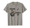 Grandpa Music Lover Rocking T-Shirt - Casual Everyday Wear for Adults - T-Shirt, Sweatshirt, Hoodie