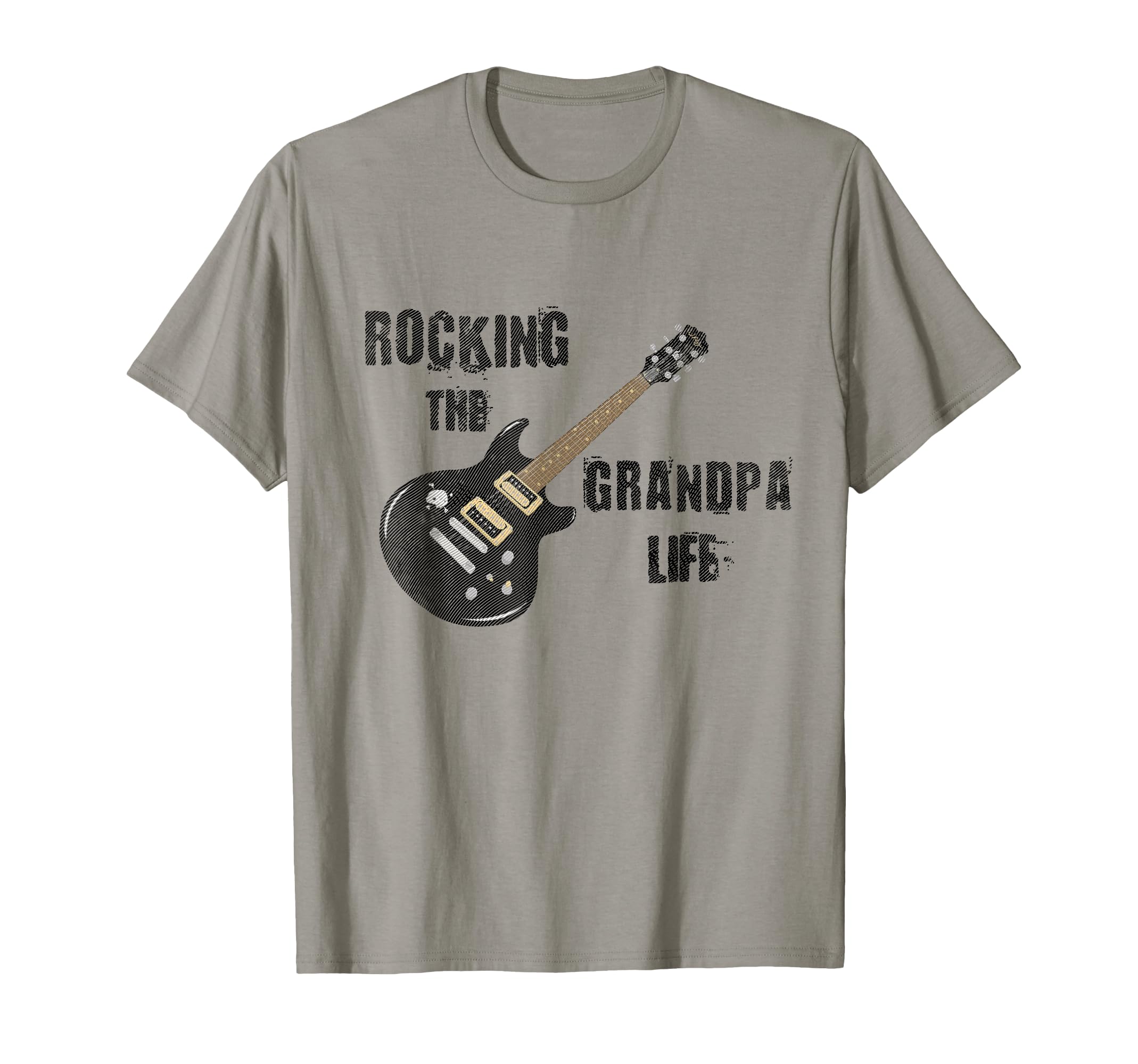 Grandpa Music Lover Rocking T-Shirt - Casual Everyday Wear for Adults - T-Shirt, Sweatshirt, Hoodie