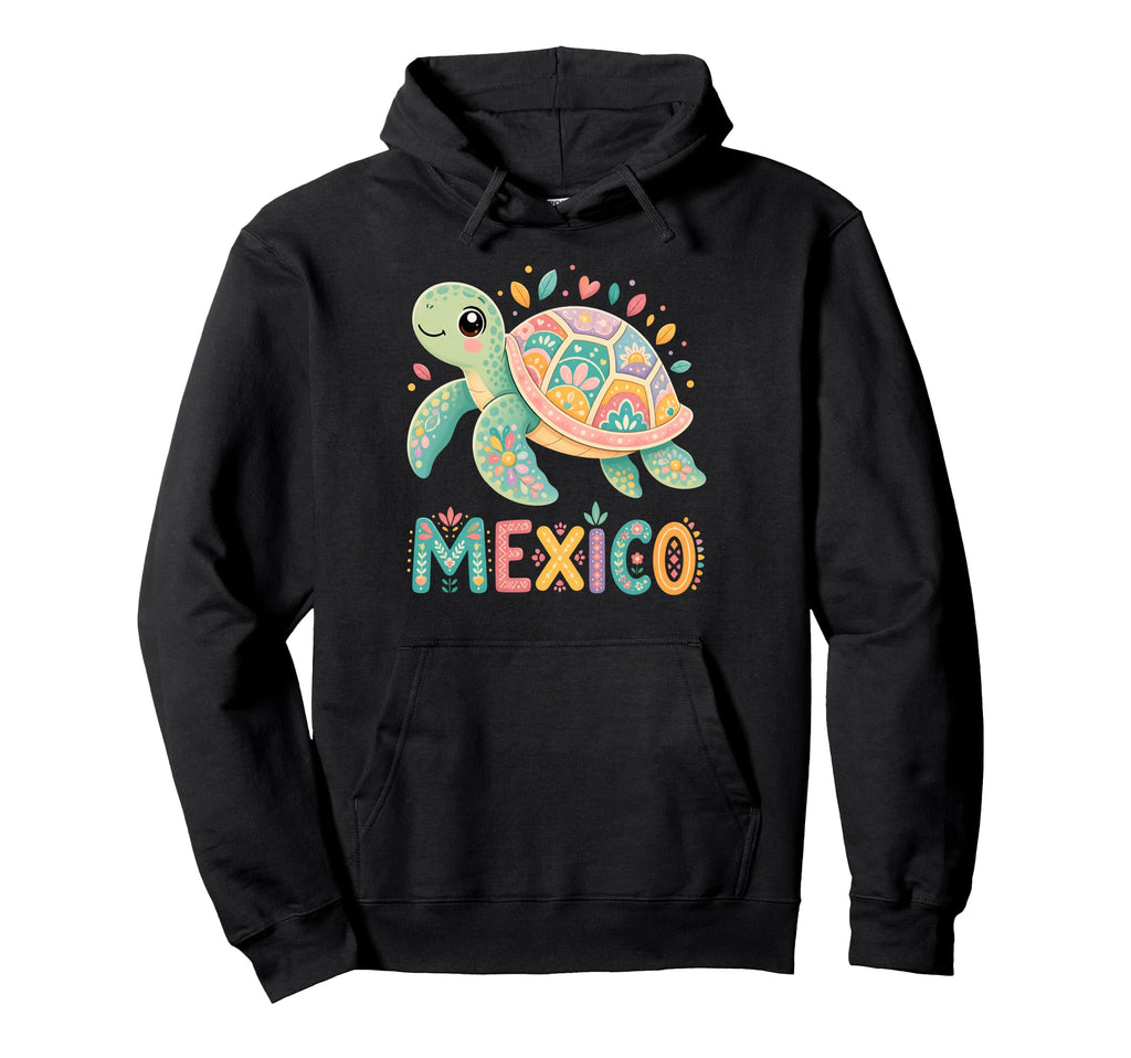 Sea Turtle Mexico Beach Vacation Hoodie - Casual Everyday Wear for Adults - T-Shirt, Sweatshirt, Hoodie
