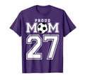 Number 27 Custom Proud Soccer Futbol T-Shirt - Minimalist Print Men Women - T-Shirt, Sweatshirt, Hoodie