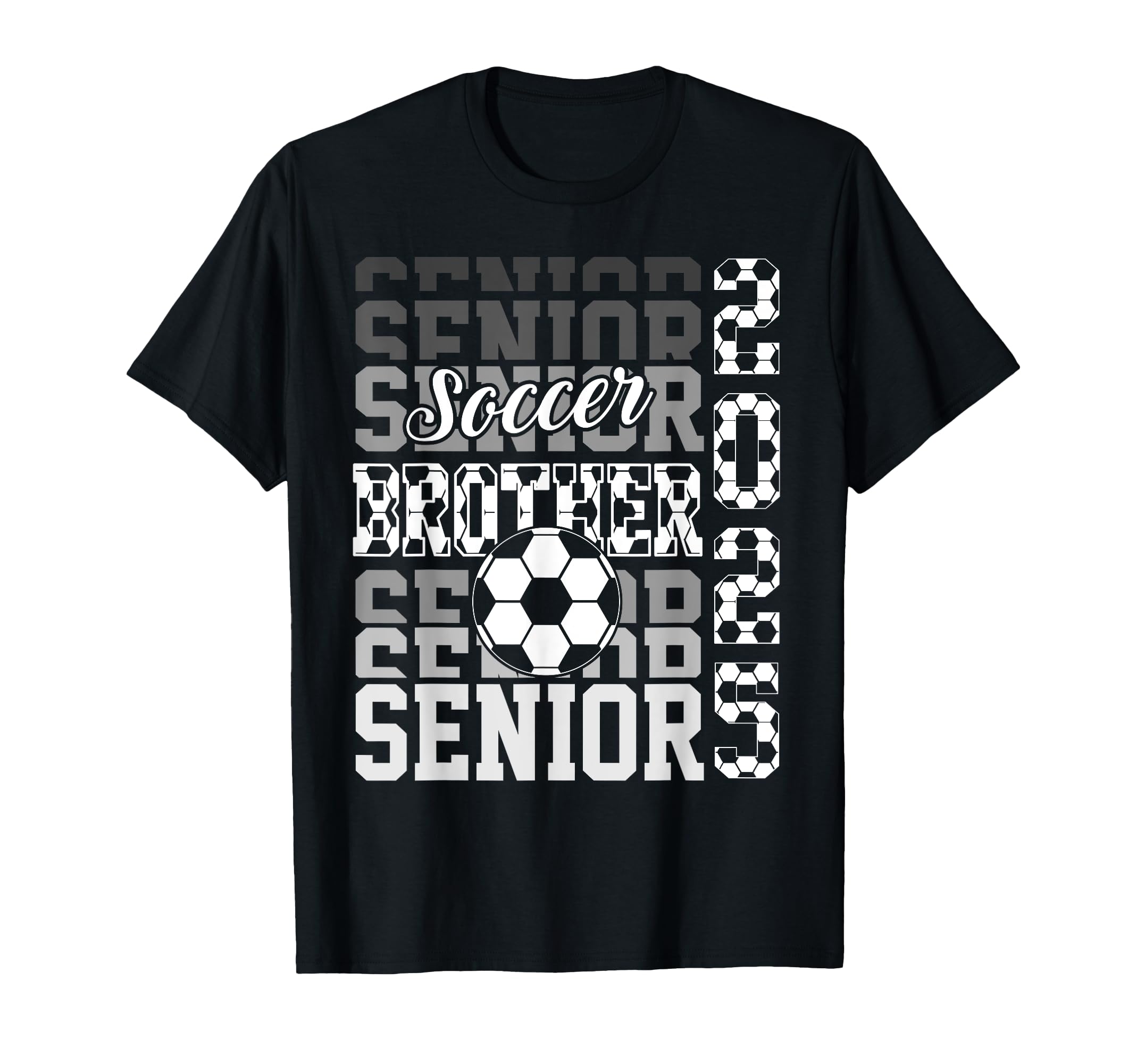 Soccer Senior Brother Class 2025 Senior T-Shirt - Minimalist Print Unisex - T-Shirt, Sweatshirt, Hoodie
