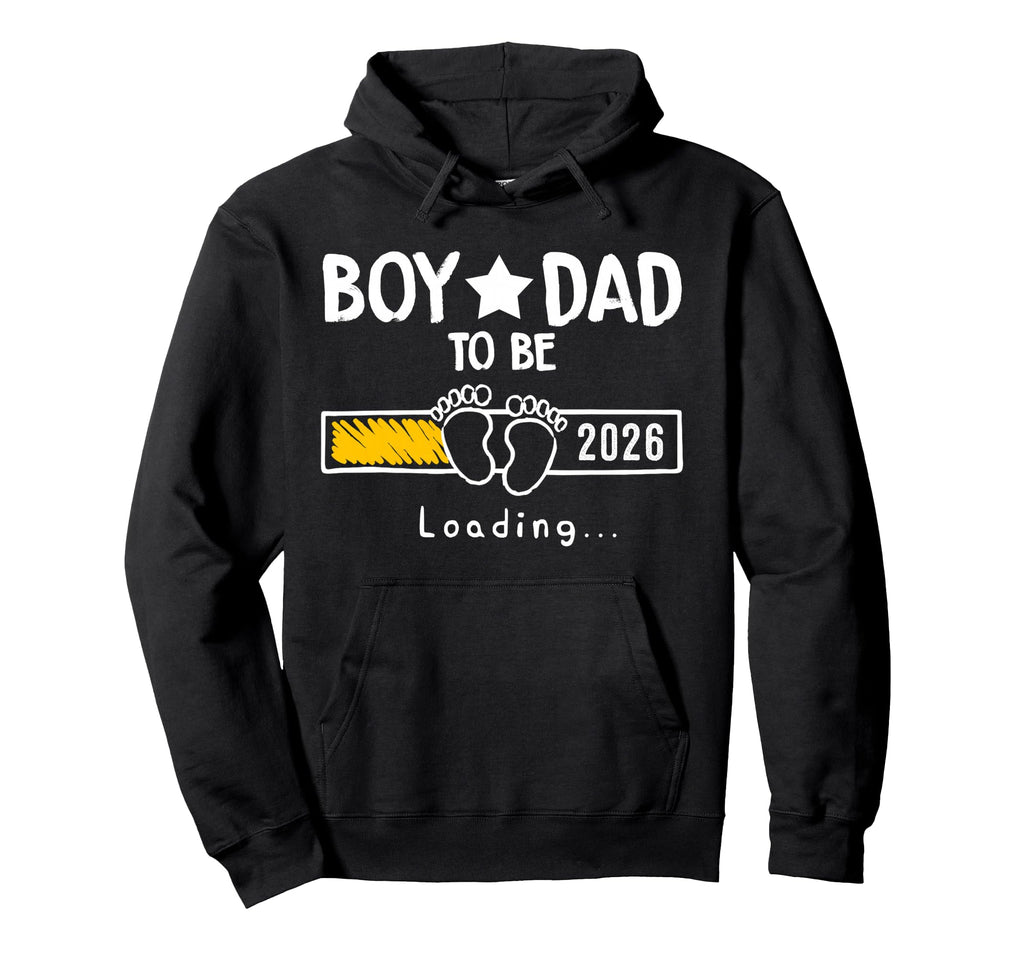 Dad Est 2026 Newborn Daddy Father Son Dad Hoodie - Graphic Print Men Women - T-Shirt, Sweatshirt, Hoodie