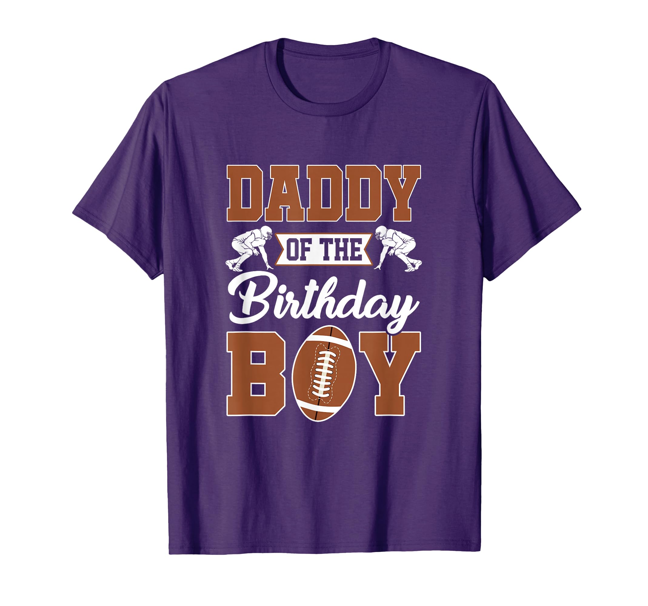 Daddy Birthday Football Party Family T-Shirt - Minimalist Print for Adults - T-Shirt, Sweatshirt, Hoodie
