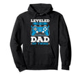 Leveled Up To Dad Twins Video Gamer Hoodie - Unique Graphic for Adults - T-Shirt, Sweatshirt, Hoodie