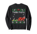 Twin Dad Matching Ugly Plaid Sweatshirt - Casual Everyday Wear Men Women - T-Shirt, Sweatshirt, Hoodie