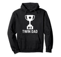 Number 1 Twin Dad Twins Pregnancy Hoodie - Custom Art Print Unisex - T-Shirt, Sweatshirt, Hoodie