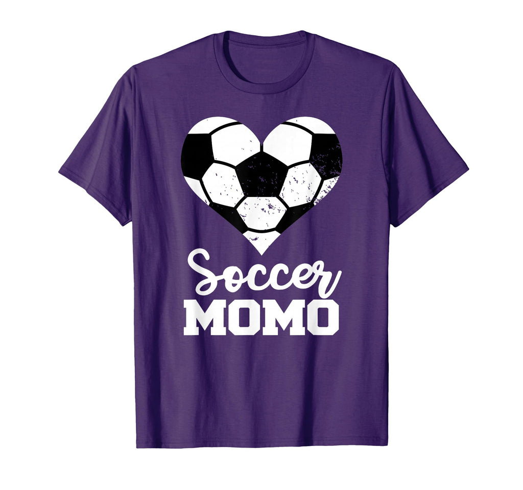 Soccer Momo Funny Soccer Heart Grandma Momo T-Shirt - Graphic Print Unisex - T-Shirt, Sweatshirt, Hoodie