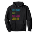 Husband Dad Karaoke Legend Karaoke Singer Hoodie - Streetwear Style Unisex - T-Shirt, Sweatshirt, Hoodie