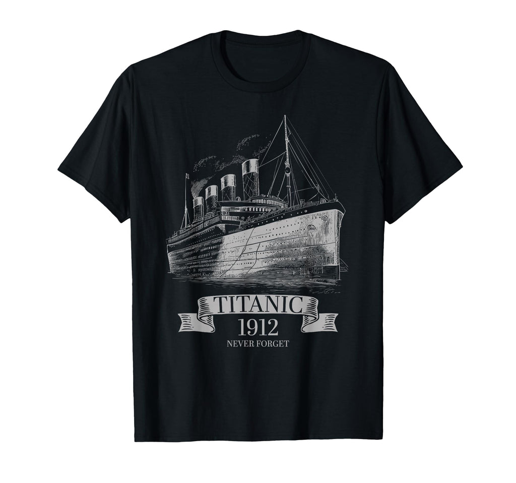 Titanic 1912 Remembrance Day Iconic Steam T-Shirt - Unique Graphic Unisex - T-Shirt, Sweatshirt, Hoodie