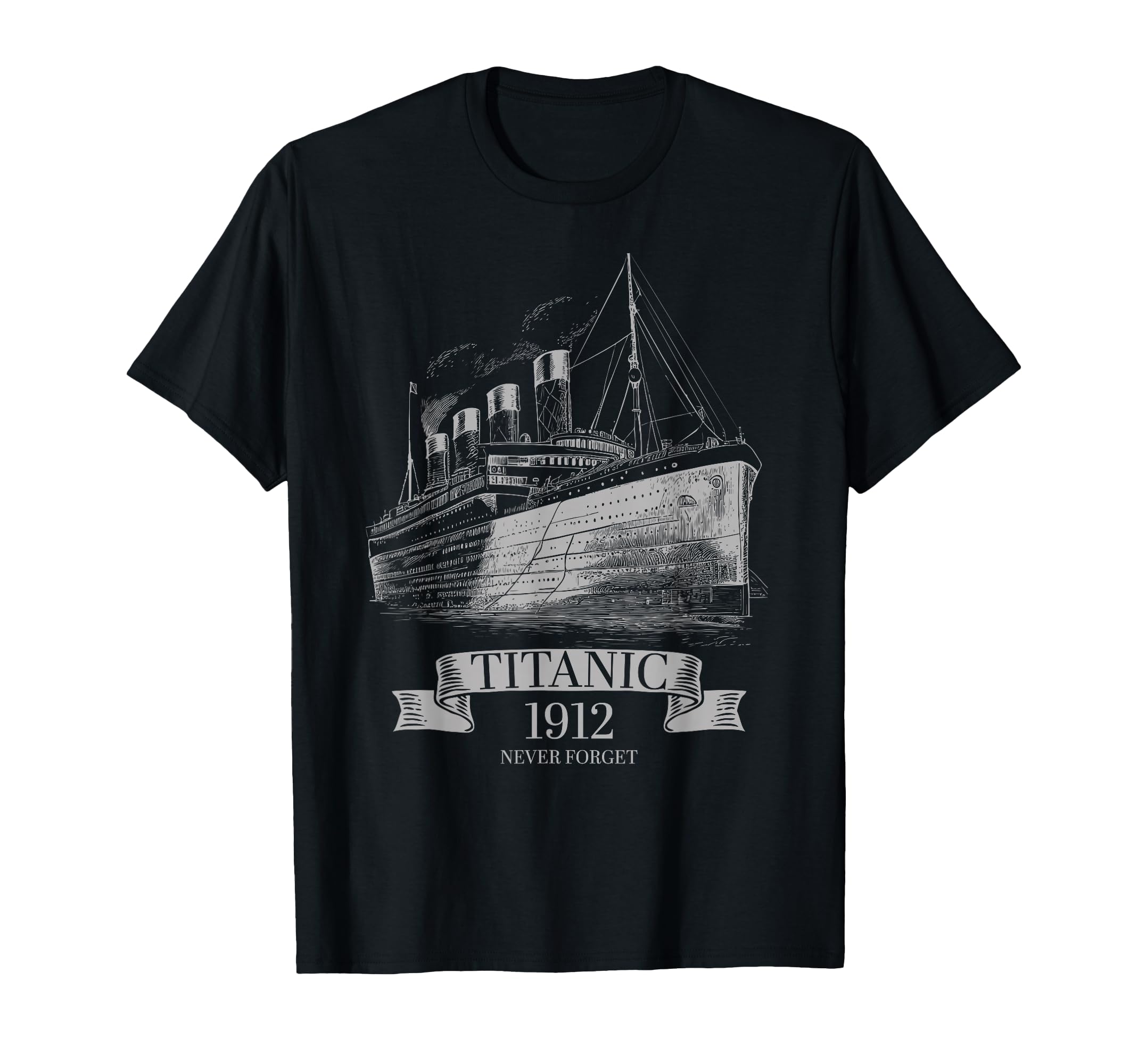 Titanic 1912 Remembrance Day Iconic Steam T-Shirt - Unique Graphic Unisex - T-Shirt, Sweatshirt, Hoodie