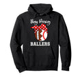 Busy Raising Ballers Funny Football Hoodie - Novelty Apparel Men Women - T-Shirt, Sweatshirt, Hoodie
