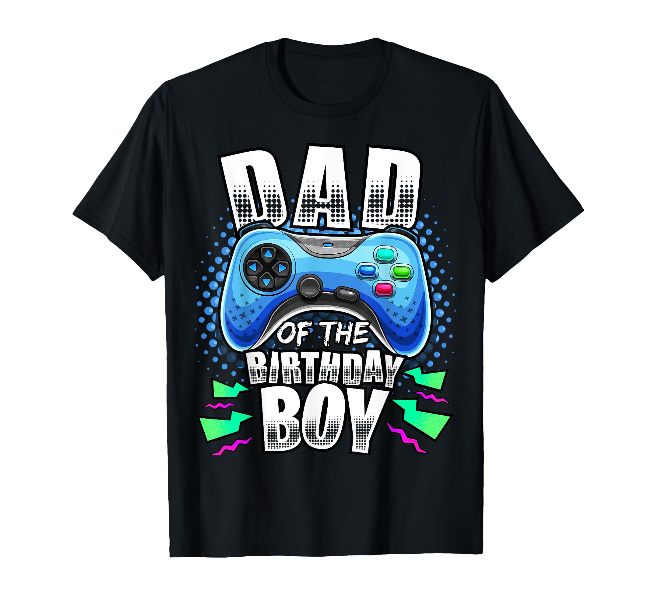Dad Birthday Matching Video Gamer T-Shirt - Custom Art Print for Adults - T-Shirt, Sweatshirt, Hoodie