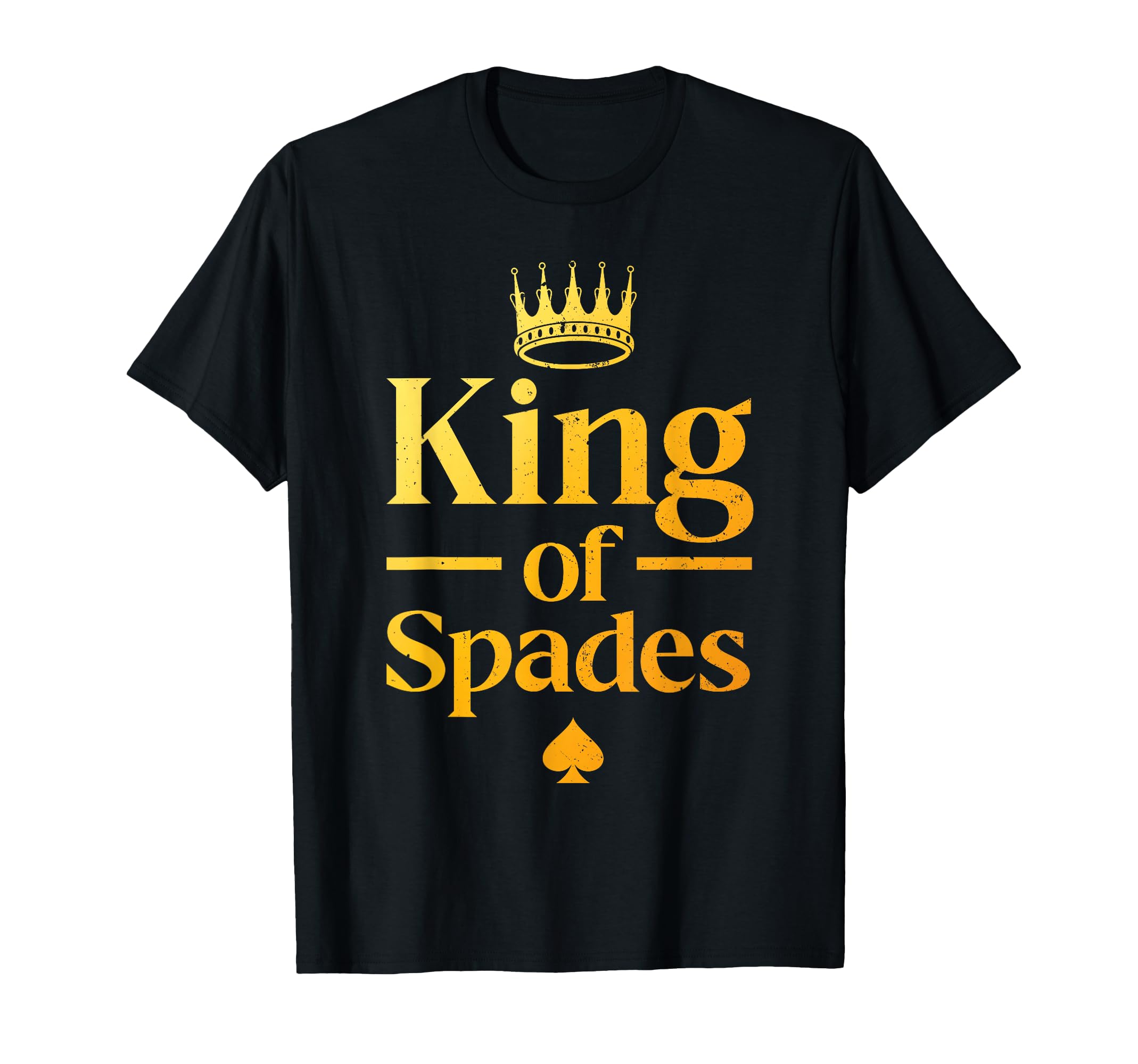 King Spades Art Dad Card Game Spades Player T-Shirt - Graphic Print Unisex - T-Shirt, Sweatshirt, Hoodie