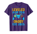 I Leveled Up To Daddy 2025 Gamer Dad T-Shirt - Streetwear Style Men Women - T-Shirt, Sweatshirt, Hoodie