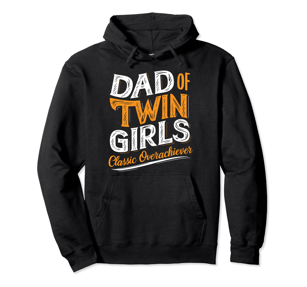 Twin Dad Novelty Funny Daddy Fathers Day Hoodie - Novelty Apparel Unisex - T-Shirt, Sweatshirt, Hoodie