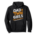 Twin Dad Novelty Funny Daddy Fathers Day Hoodie - Novelty Apparel Unisex - T-Shirt, Sweatshirt, Hoodie