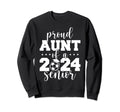 2024 Senior Proud Aunt Senior Class 2024 Sweatshirt - Graphic Print Unisex - T-Shirt, Sweatshirt, Hoodie