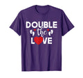 Double Love Twins Twin Dad Twin Mom T-Shirt - Custom Art Print Unisex - T-Shirt, Sweatshirt, Hoodie