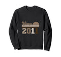 Year 2011 Gift Birthday Mom Dad Sweatshirt - Trendy Graphic Men Women - T-Shirt, Sweatshirt, Hoodie