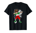 Dabbing Soccer Iran Flag Football T-Shirt - Fun Novelty Design Men Women - T-Shirt, Sweatshirt, Hoodie