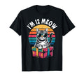 12Th Birthday 12 Years Old Im 12 Meow T-Shirt - Graphic Print Men Women - T-Shirt, Sweatshirt, Hoodie