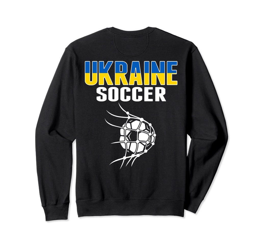 Ukraine Soccer Ball Net Ukrainian Sweatshirt - Graphic Print Unisex - T-Shirt, Sweatshirt, Hoodie