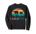 Baba Grandpa Bear Fathers Day Bear Sweatshirt - Unique Graphic Men Women - T-Shirt, Sweatshirt, Hoodie