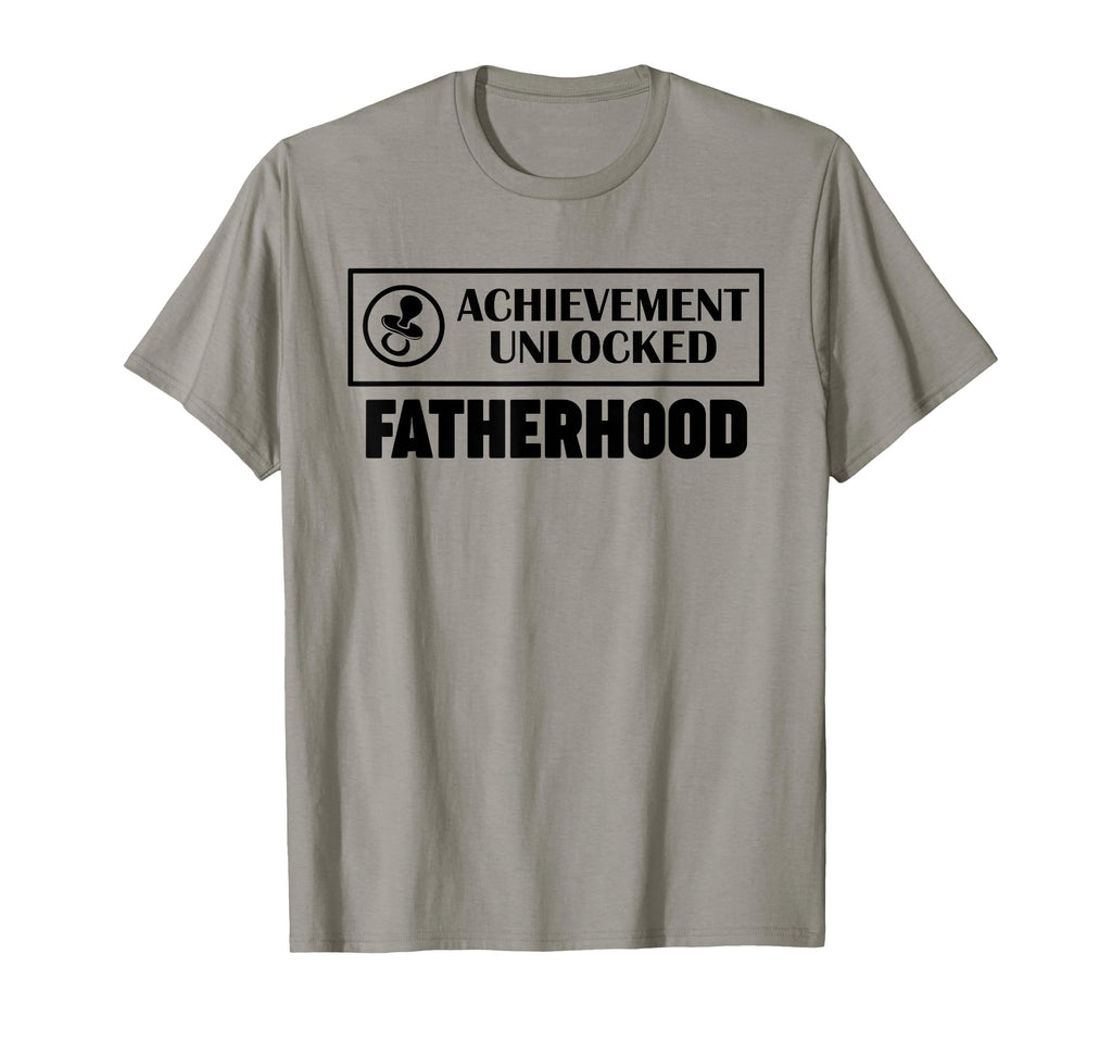 Achievement Unlocked Fatherhood Gamer T-Shirt - Minimalist Print Unisex - T-Shirt, Sweatshirt, Hoodie