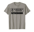 Achievement Unlocked Fatherhood Gamer T-Shirt - Minimalist Print Unisex - T-Shirt, Sweatshirt, Hoodie