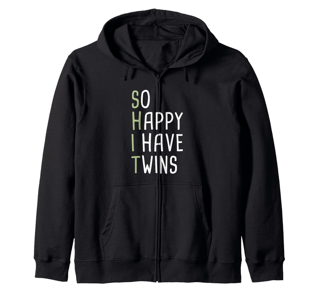Mom Twins Dad Twins Gifts Hoodie - Graphic Print Unisex - T-Shirt, Sweatshirt, Hoodie