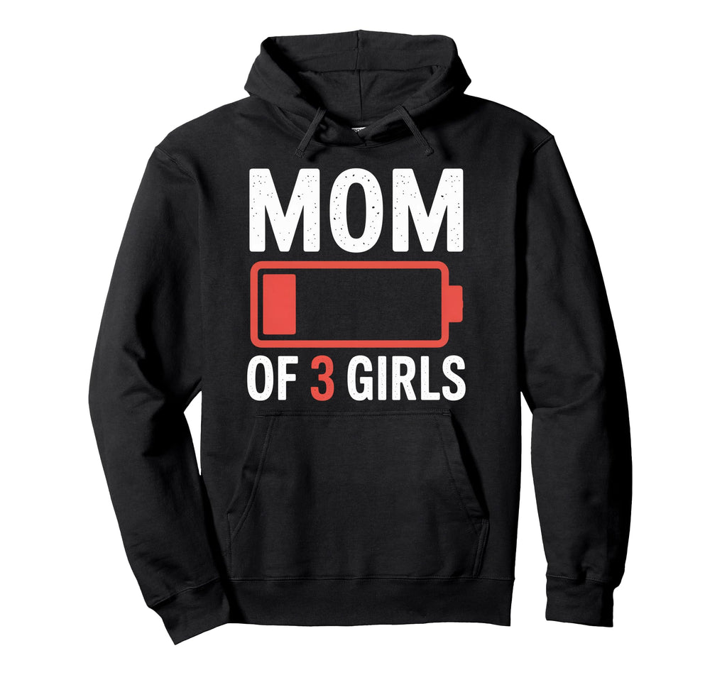 Mom 3 Funny Exhausted Mother Hoodie - Streetwear Style for Adults - T-Shirt, Sweatshirt, Hoodie
